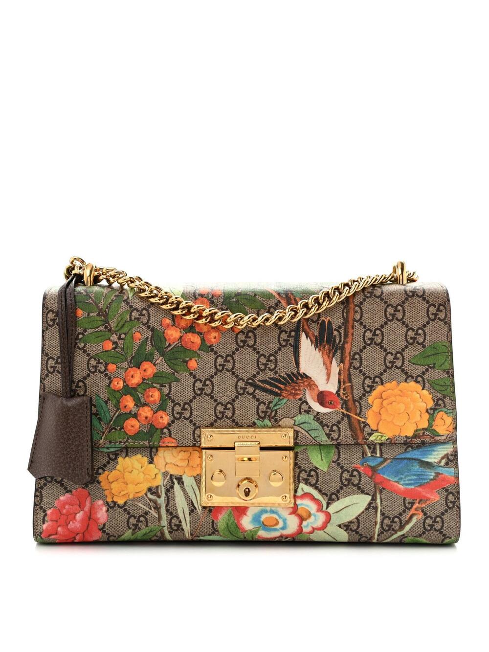 Gucci Gg Supreme Tian Medium Padlock #374074G10B